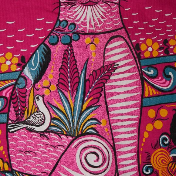 1987 El Gato Tonala Mexican Pottery Style T-Shirt - Picture 8 of 8